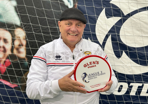 Dick Campbell Named Scottish League Two Glen's Manager of the Month for March 2024