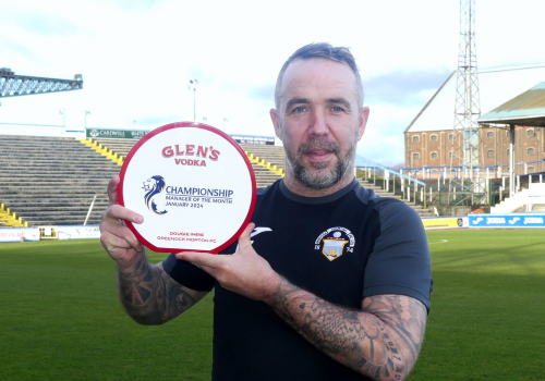 Dougie Imrie named Scottish Championship Glen's Manager of the Month for January 2024