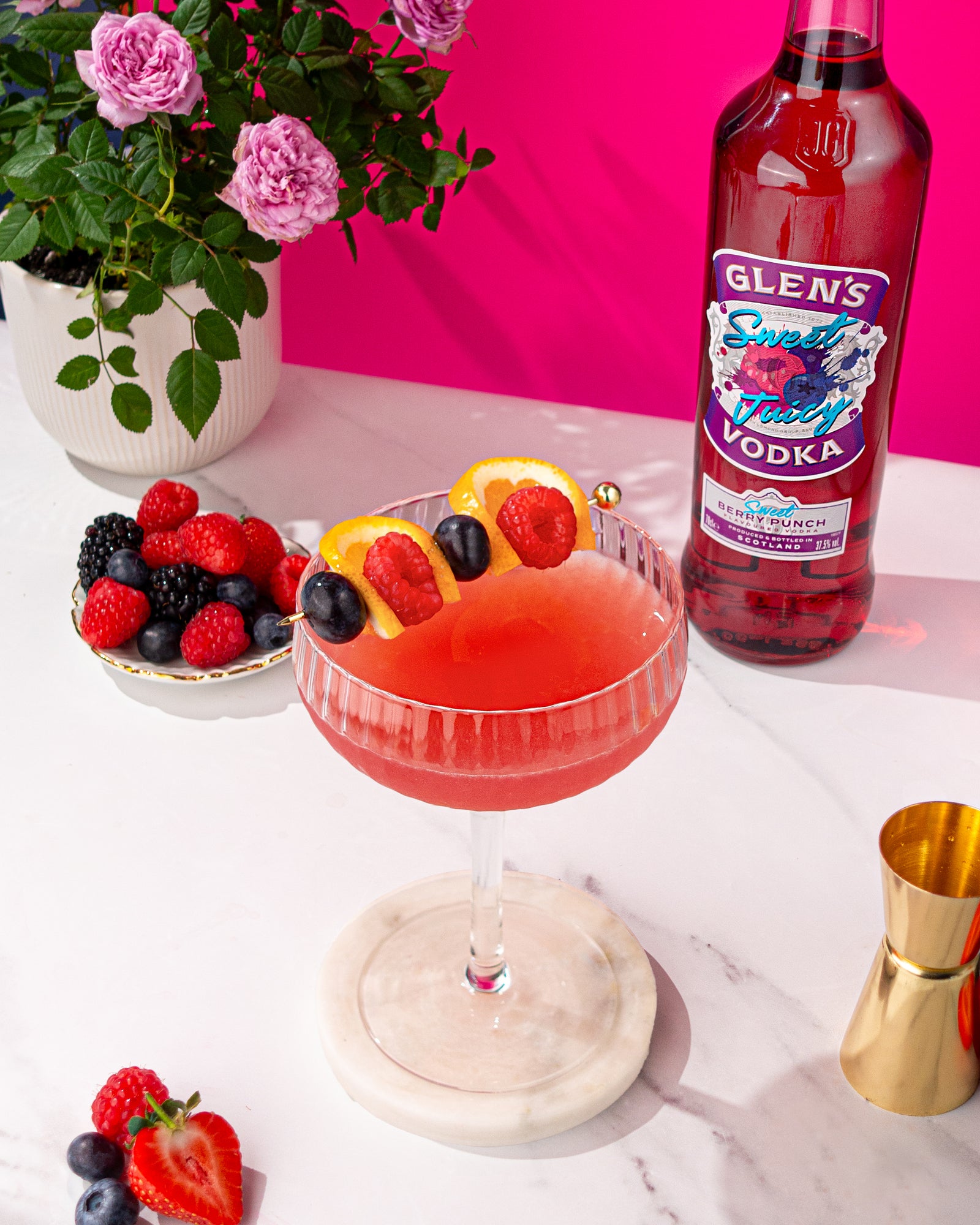 Glen's Very Berry Martini