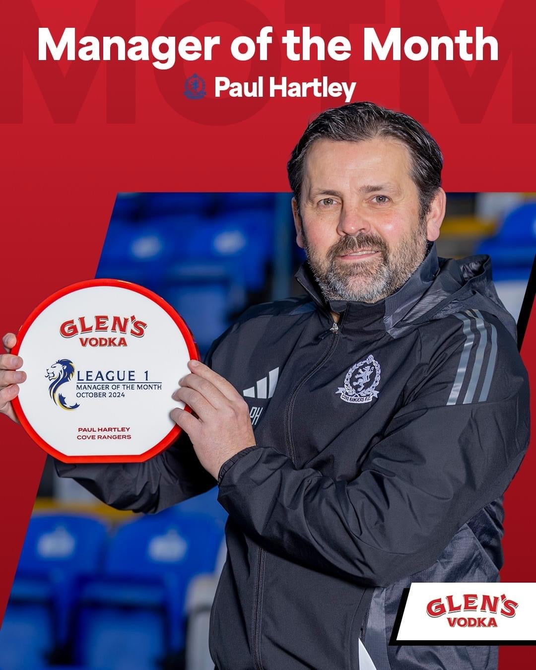 Paul Hartley Named League 1 Manager of the Month for October 2024