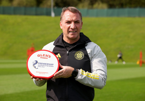 Brendan Rodgers Named Scottish Premiership Glen's Manager of the Month for April 2024