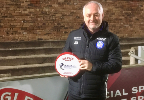 Ray McKinnon Named Scottish League Two Glen's Manager of the Month for February 2024