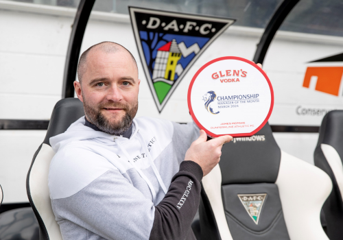 James McPake named Scottish Championship Glen's Manager of the Month for March 2024