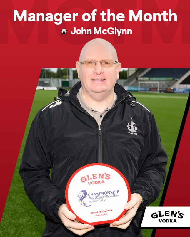 John McGlynn Named Championship Manager of the Month for August 2024